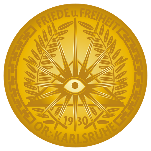 Logenemblem Friede und Freiheit